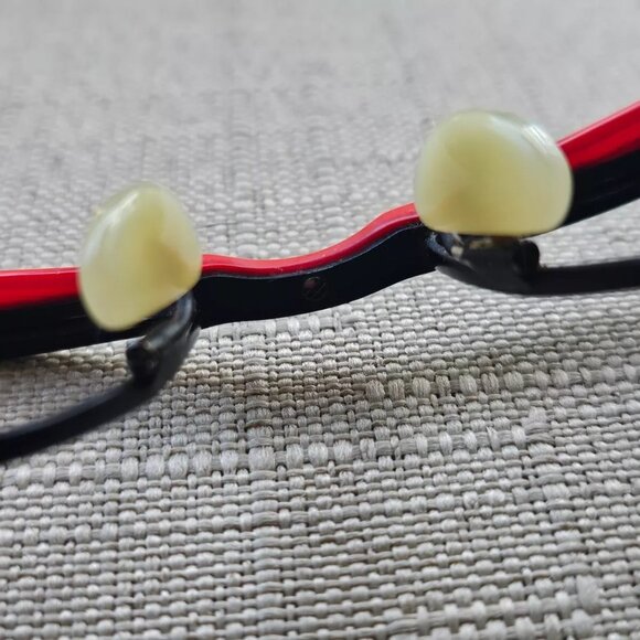 Etnia designed by Etnia Barcelona Women Eyeglasses Frame Black/Red AKITA Glasses - Picture 10 of 12